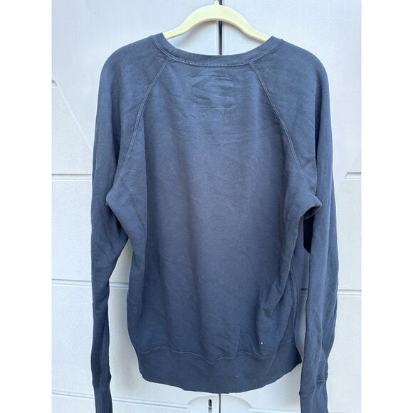 Unsubscribed faded blackFleece Sweatshirt Long Sleeve Crewneck Top Pullover NWT - Picture 8 of 11